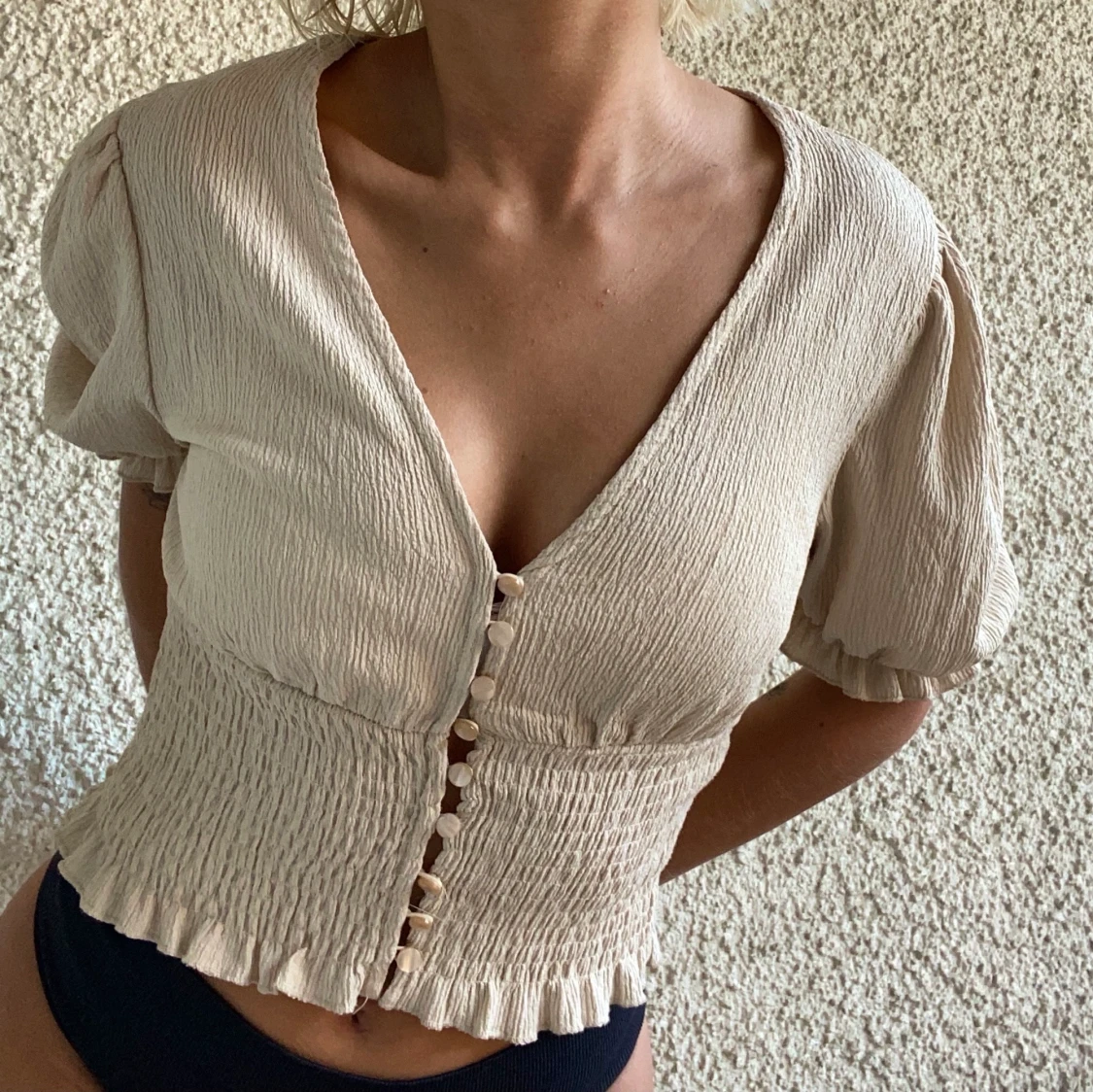 Topp i beige - 90