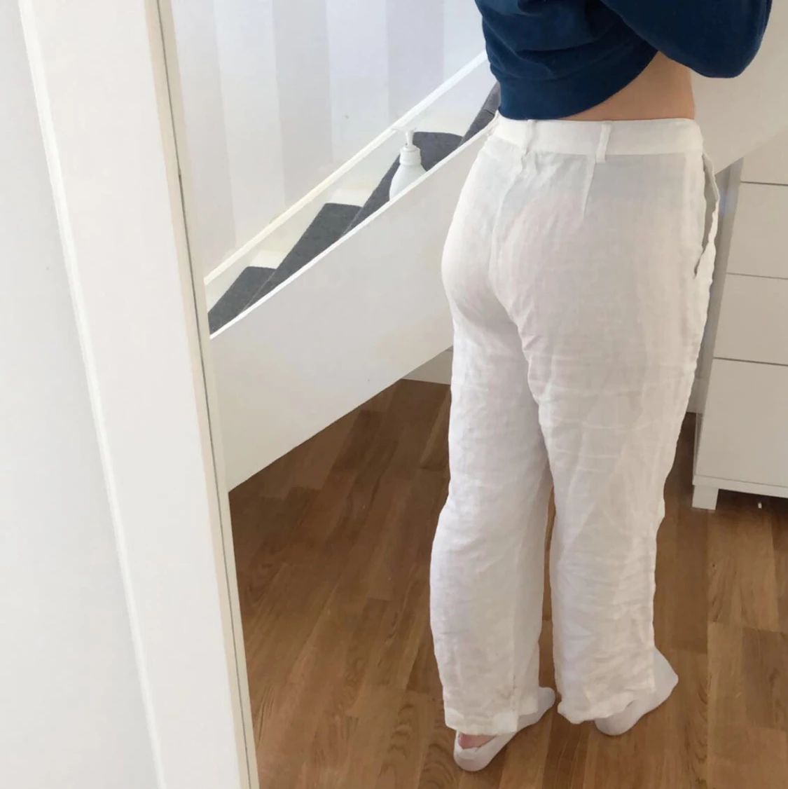 Linne byxor 