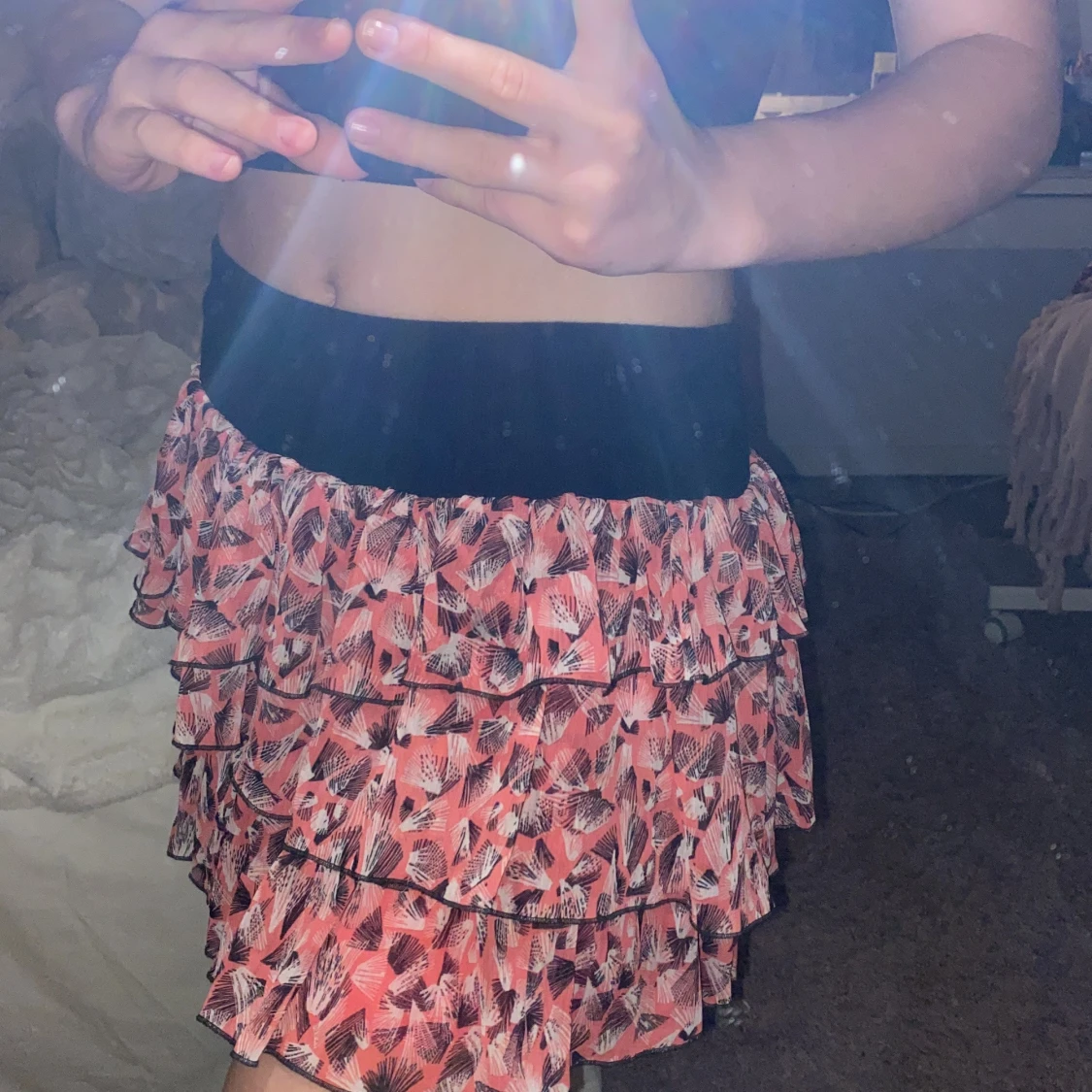 Fin volang kjol  - 90