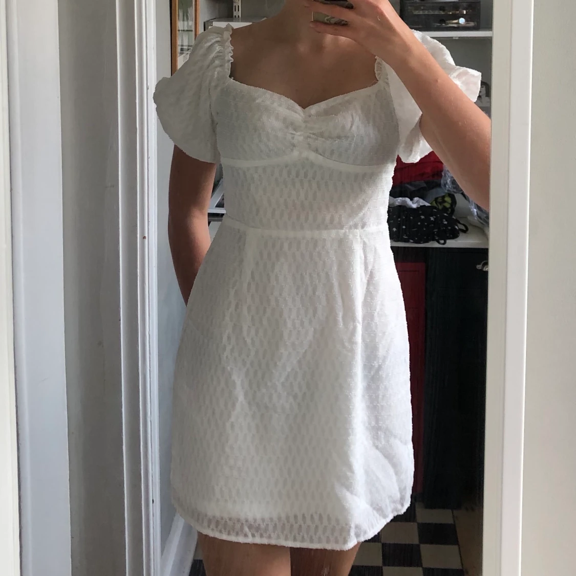 Klänning med sweetheart urringning  - 90