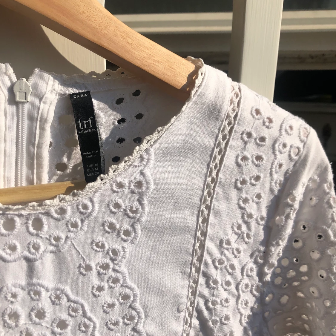 Kort virkad klänning från zara storlek M - 91