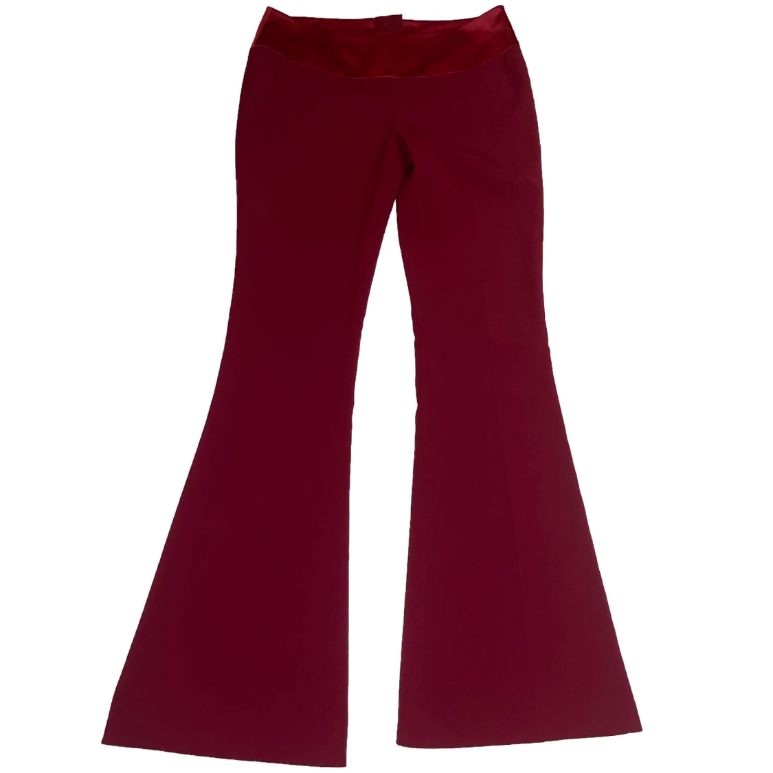 Lågmidjade röda byxor