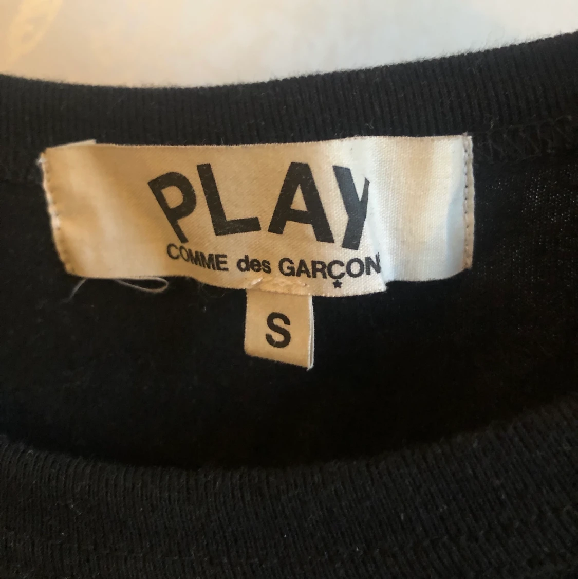 Svart Comme des garcons tröja - 91