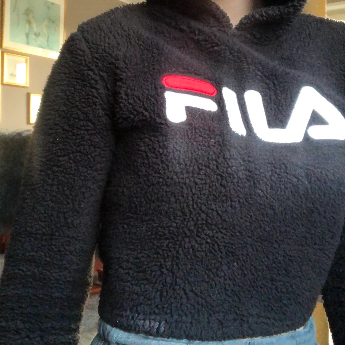 Fila magtröja i teddybjörn stuk