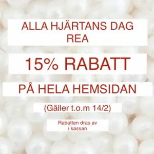 Just nu har vi 15% rabatt på hela hemsidan! In och shoppa hos www.tinsel.se 🥳