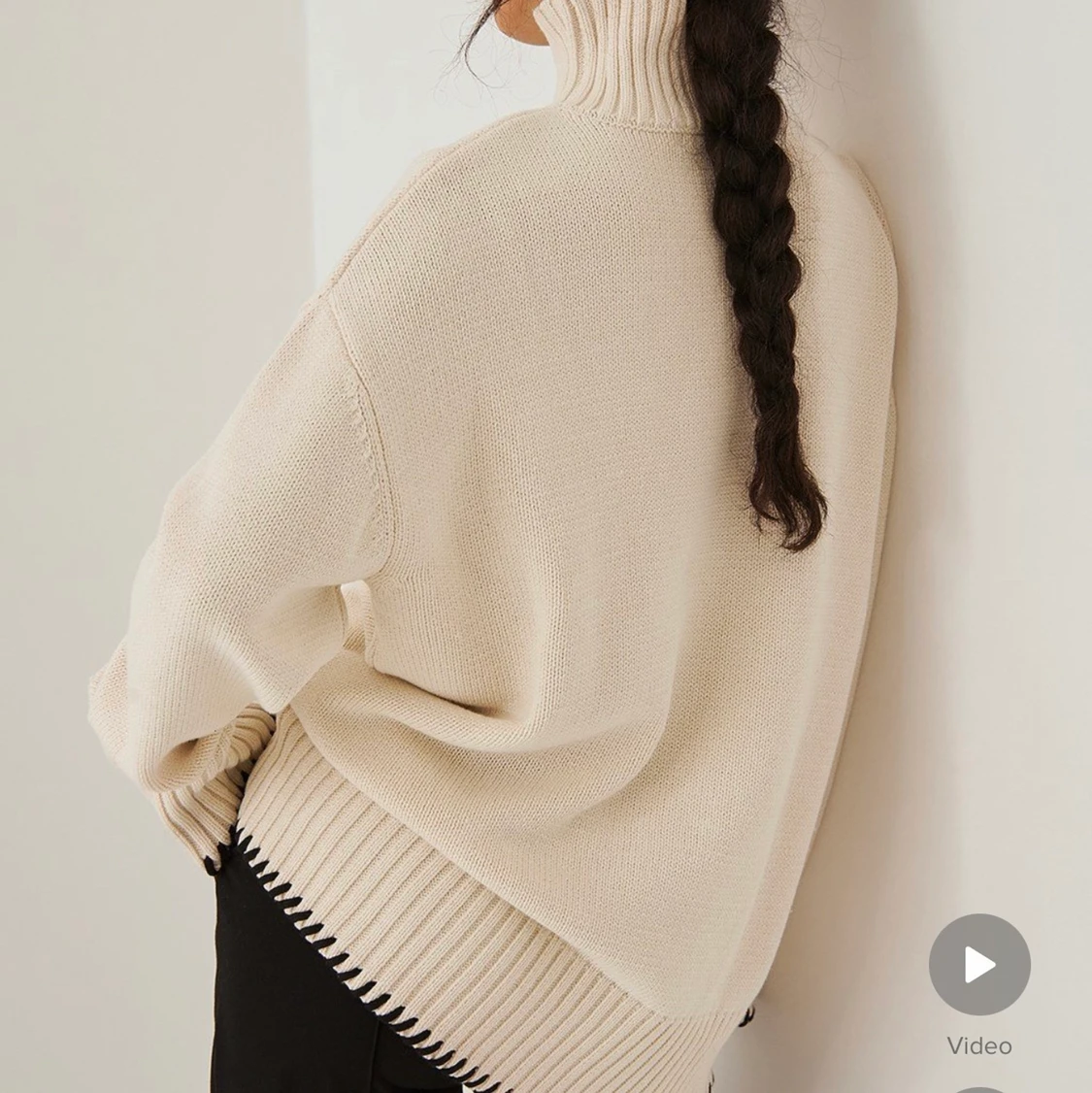 Stickad tröja/klänning - 90