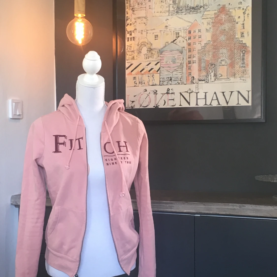 Gammelrosa Abercrombie & Fitch tröja