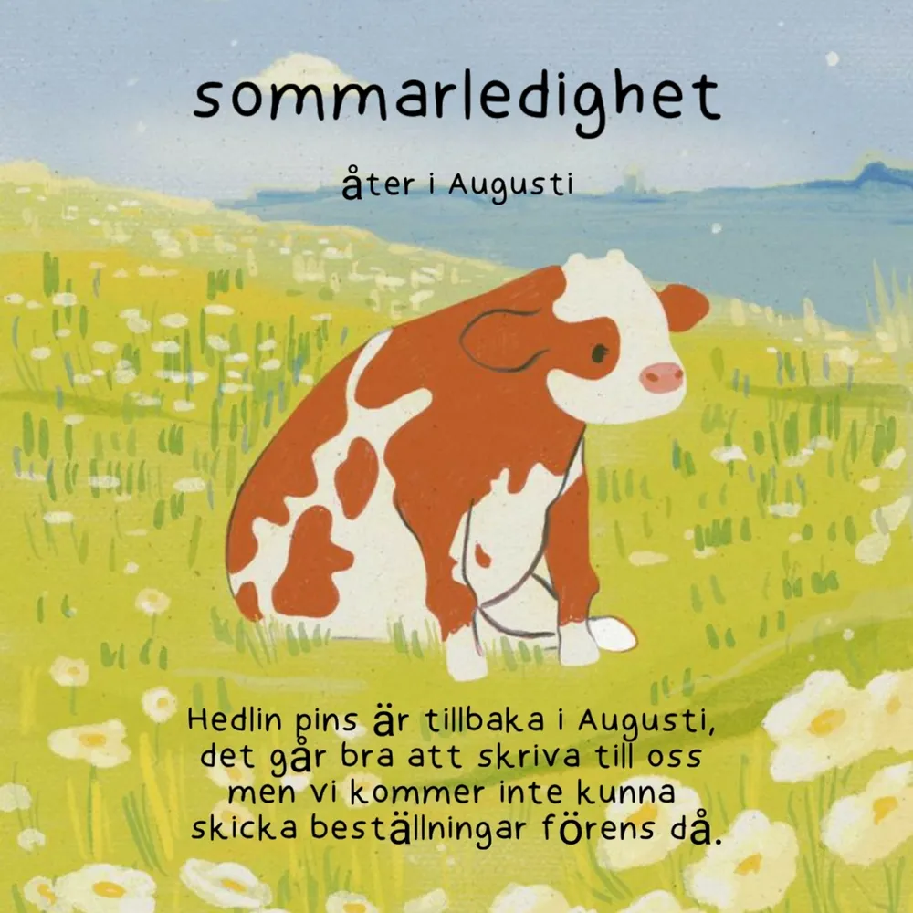 Hej! Vi tar nu sommar-ledigt och kommer inte kunna skicka iväg beställningar eller uppdatera Plicken förens i Augusti ☀️ Alla som beställt av oss innan detta kommer såklart få sina grejer 💖  Ha en trevlig sommar! ✨ . Övrigt.