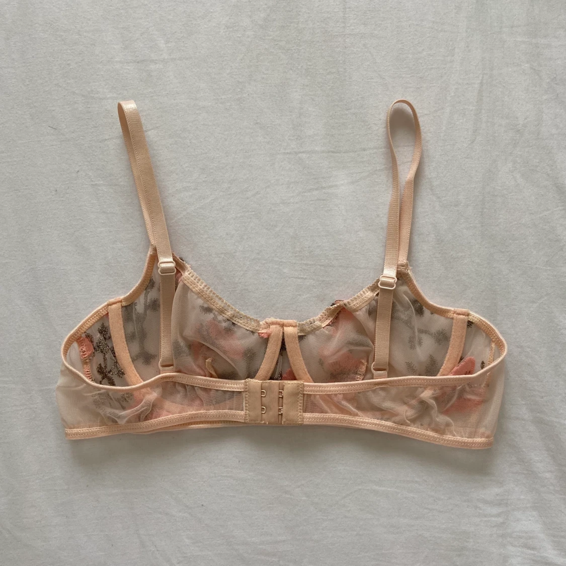 Broderad bygel-BH - 91