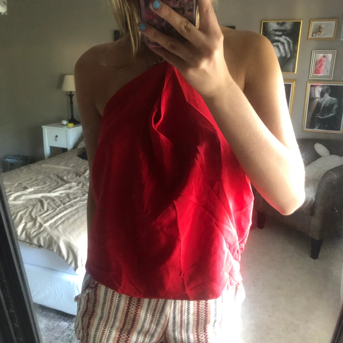 Halterneck topp  - 91