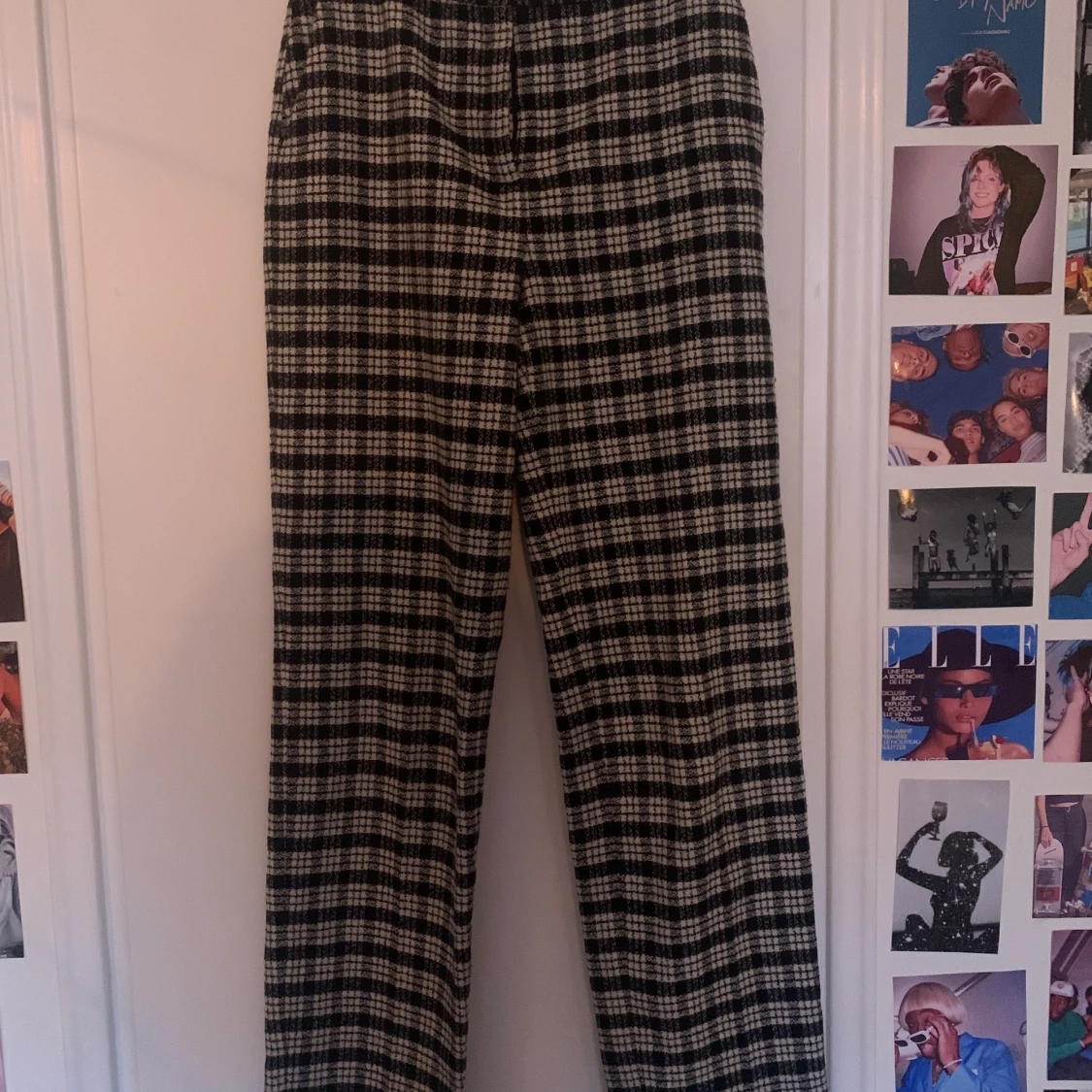 Rutiga långa kostymbyxor ZARA  - 91