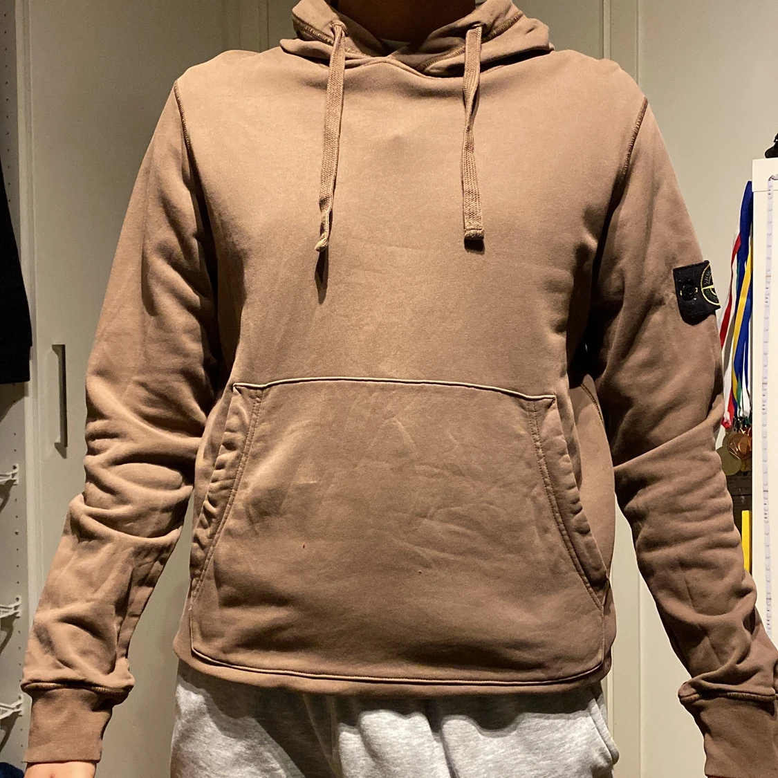 Stone island hoodie storlek M