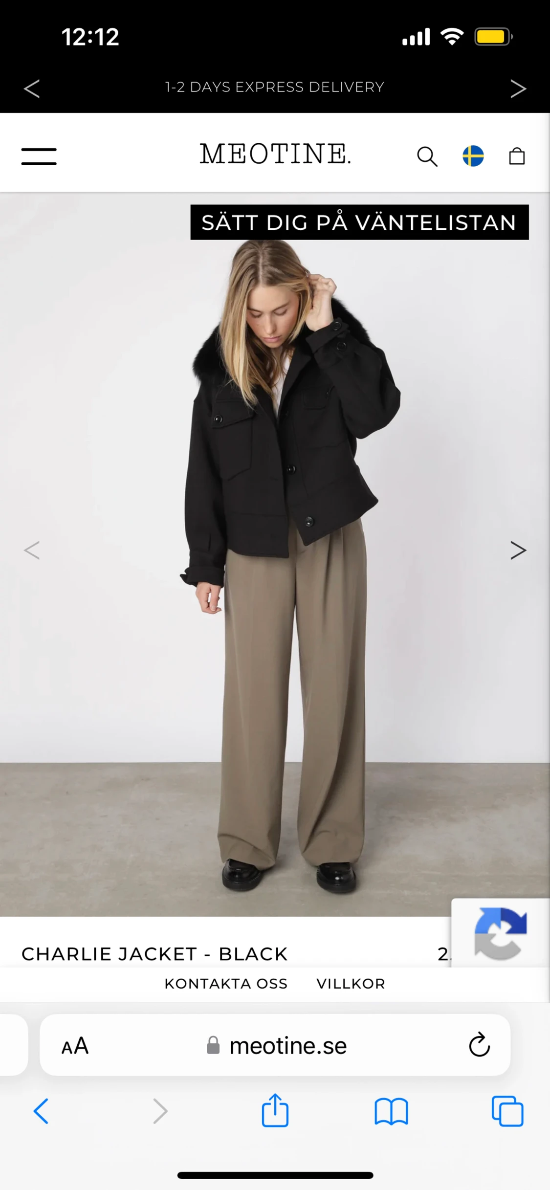 Meotine Charlie jacka  - 90