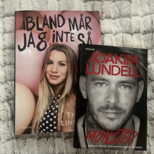 Böcker  - Signerade böcker från Therese Lindgren och Joakim Lundell. Båda för 100 kr  eller en för 60 kr 