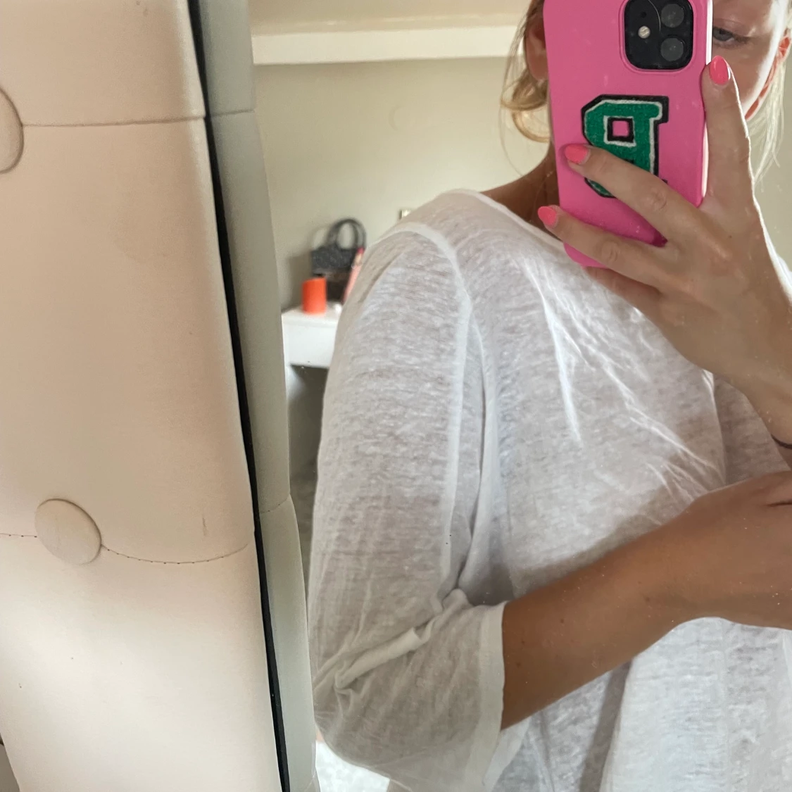 Vit tröja/topp - 90