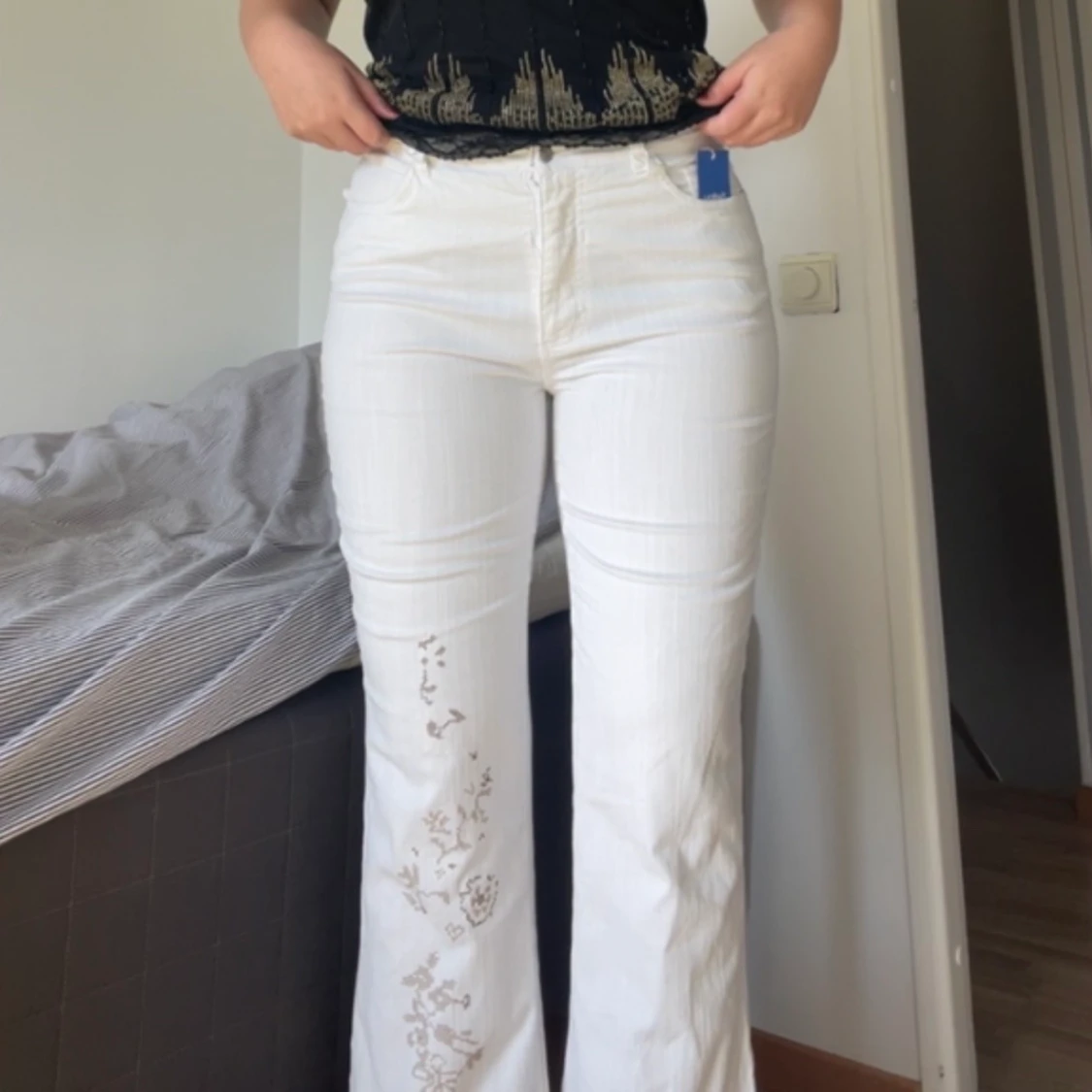 Bootcut med brodering! 