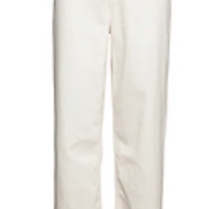 Strl S Jeansbyxor - Använt 1 engång.Strl S.Beage/vit färg