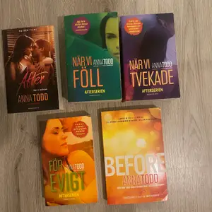 Hela After bokserier. 4 första böckerna är på svenska och den sista before är på engelska. Pris kan diskuteras 