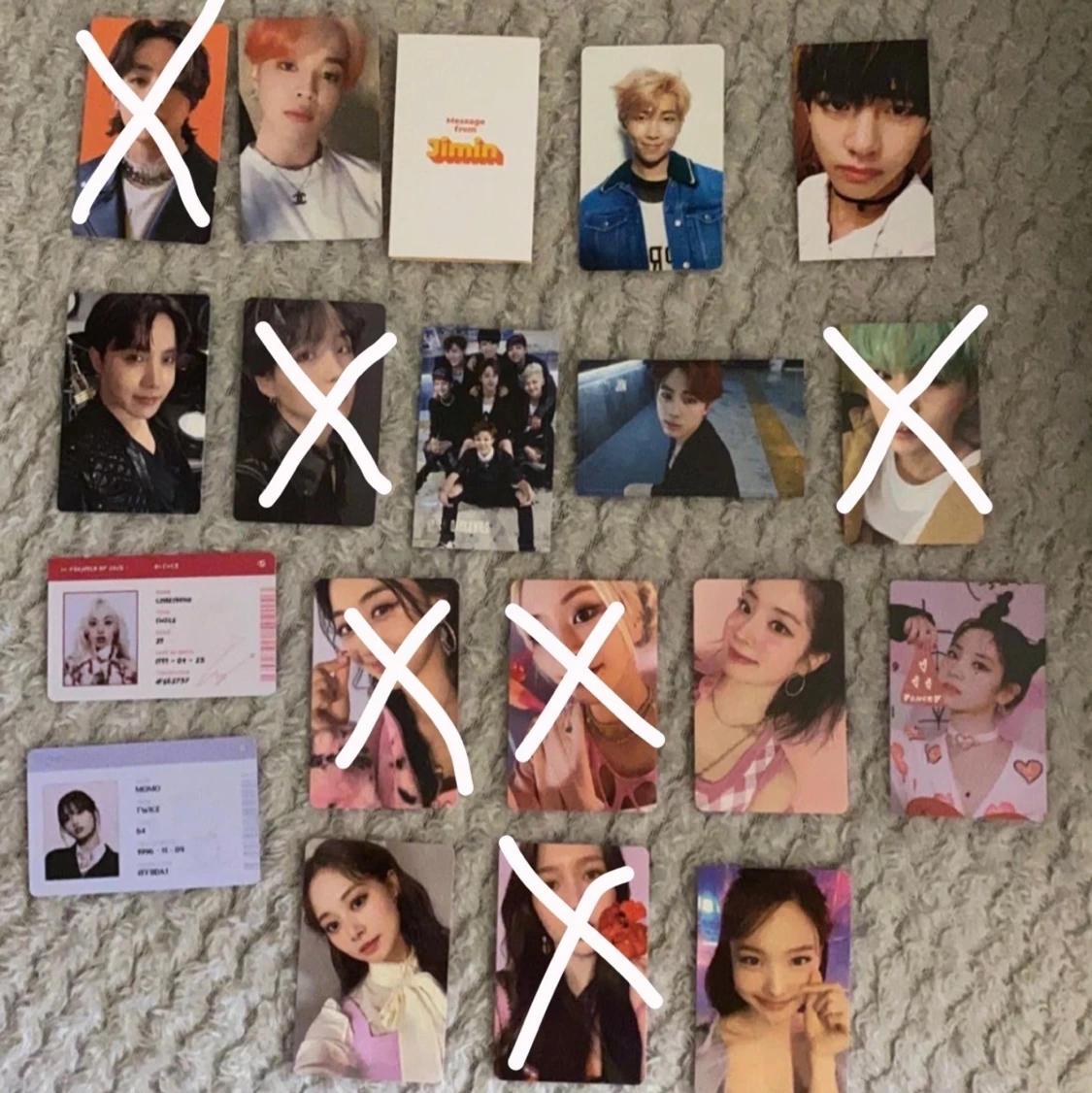 twice & bts photocards !!!