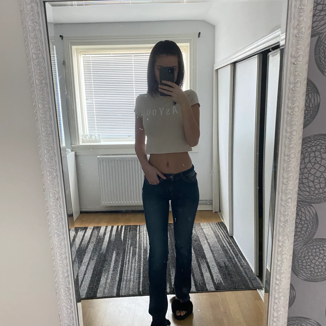 Lågmidjade only byxor