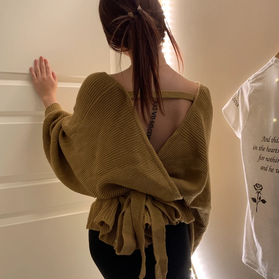 Stickad tröja/sweatshirt