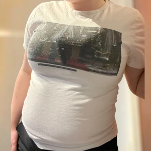 Scarface motiv - Scarface T-shirt med text, Say hello to my little friend 