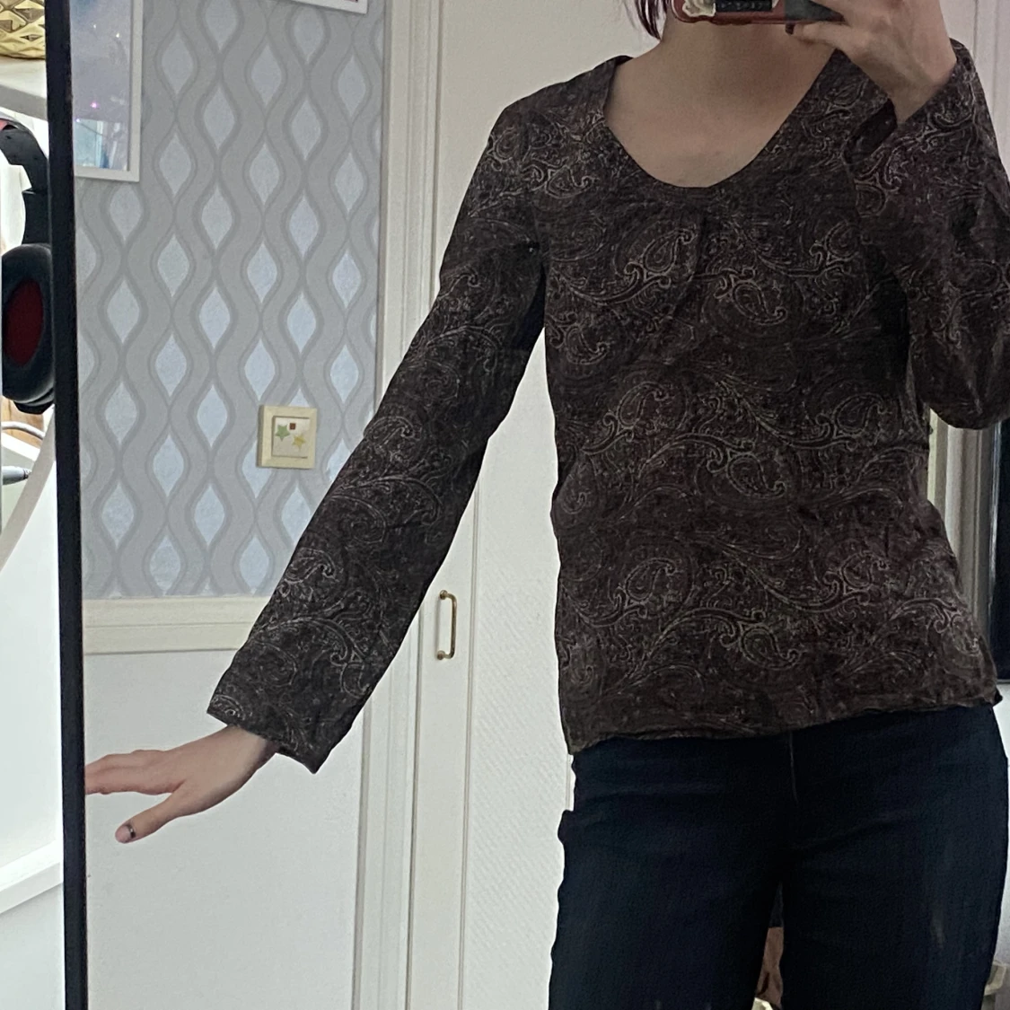 Brun långärmad esprit - 90