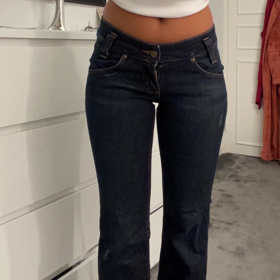 Lågmidjade Lee jeans