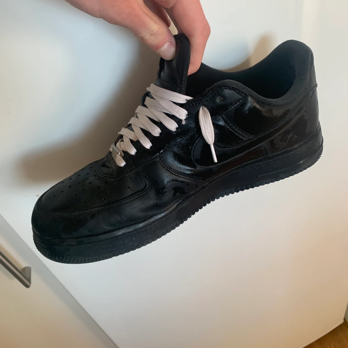 Svarta Supreme Air Force 1 - 91