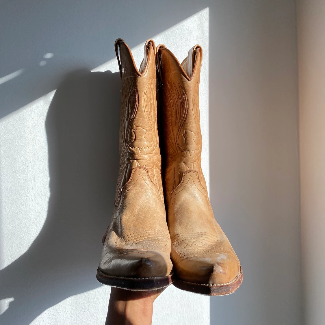 Bruna/beige cowboy-boots - 90