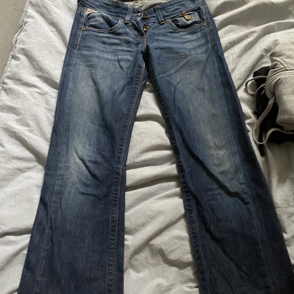 Replay lågmidjade bootcut jeans