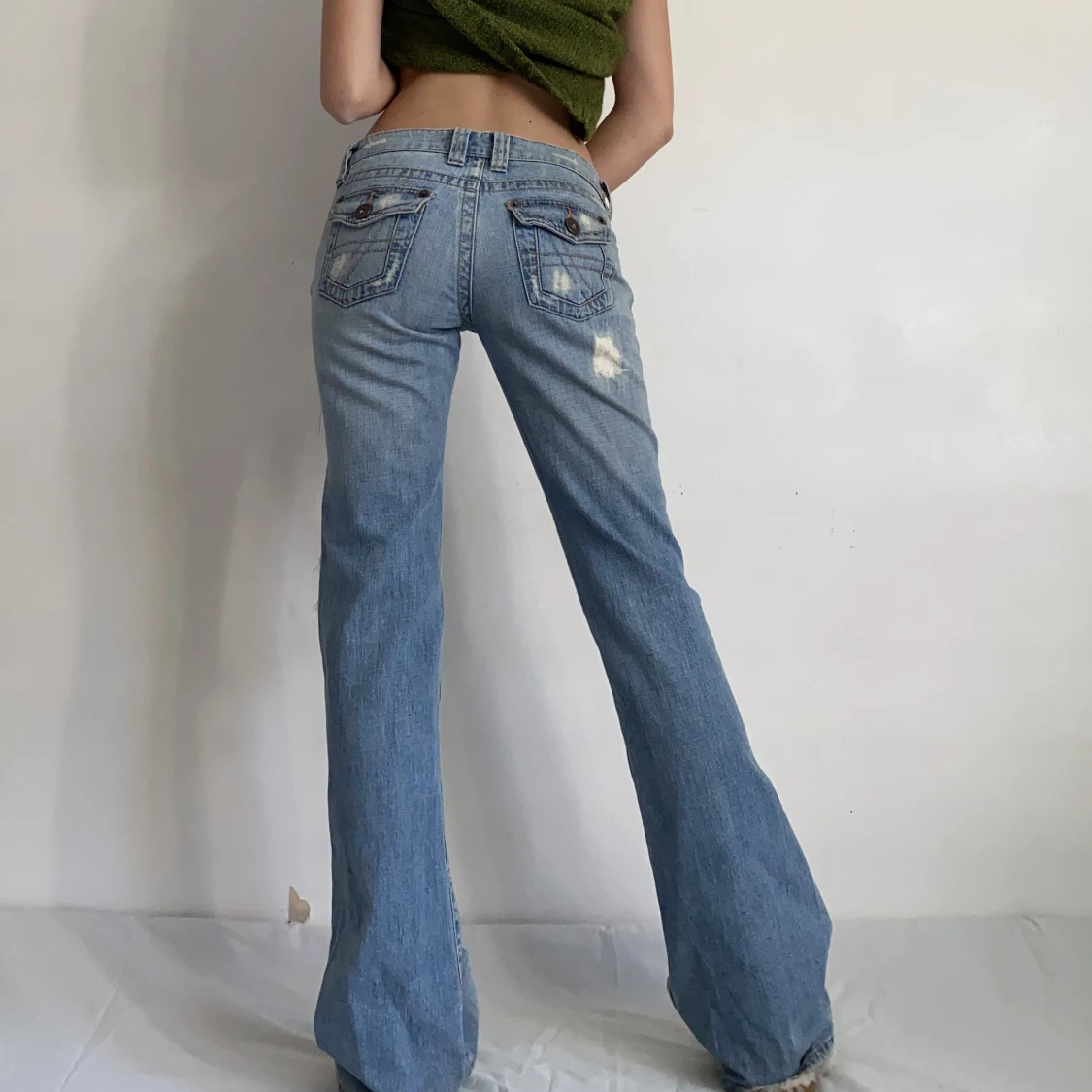 Lågmidjade jeans