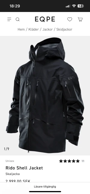 Skidställ Eqpe säljes - Köpte detta snygga skidställ till min sambo men tyvärr blev det fel storlek så nu säljer jag det! Det är ett skalställ från Eqpe som har smarta lösningar för ventilation samt snölås osv.  Stället är i helt nyskick då det bara är använt en gång. 