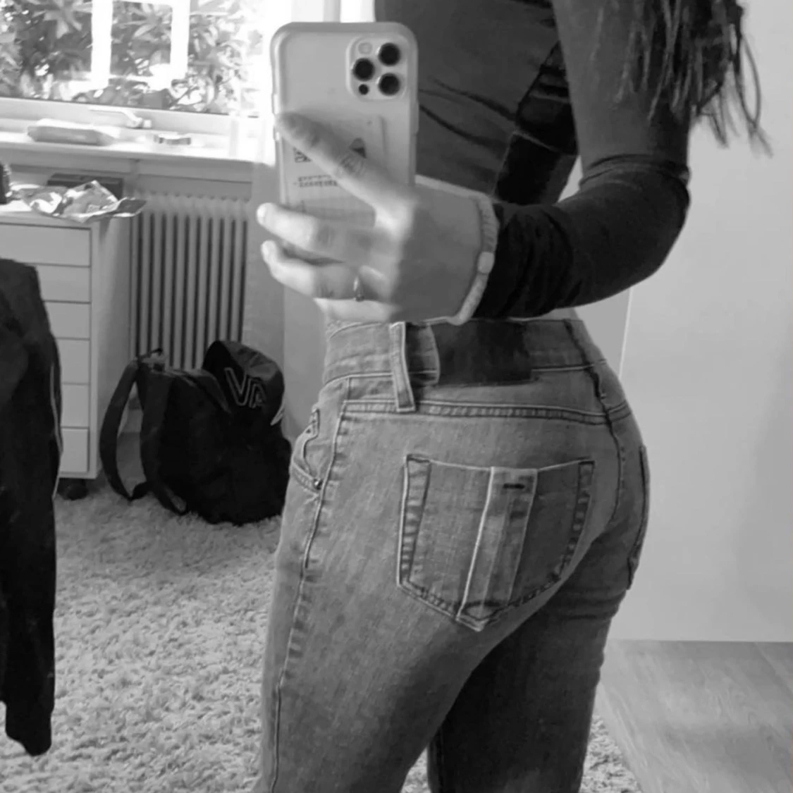 Lågmidjade jeans