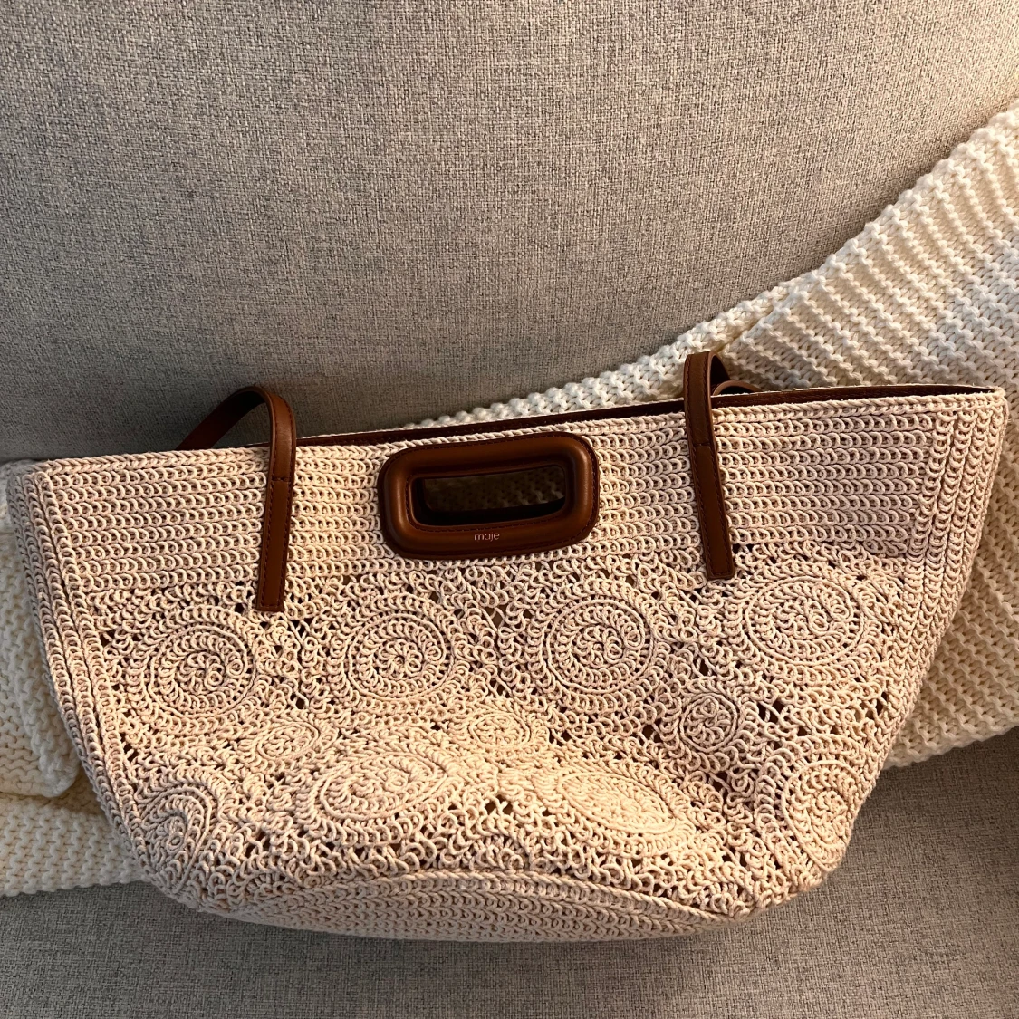 Maje Macrame Tote Bag - 90