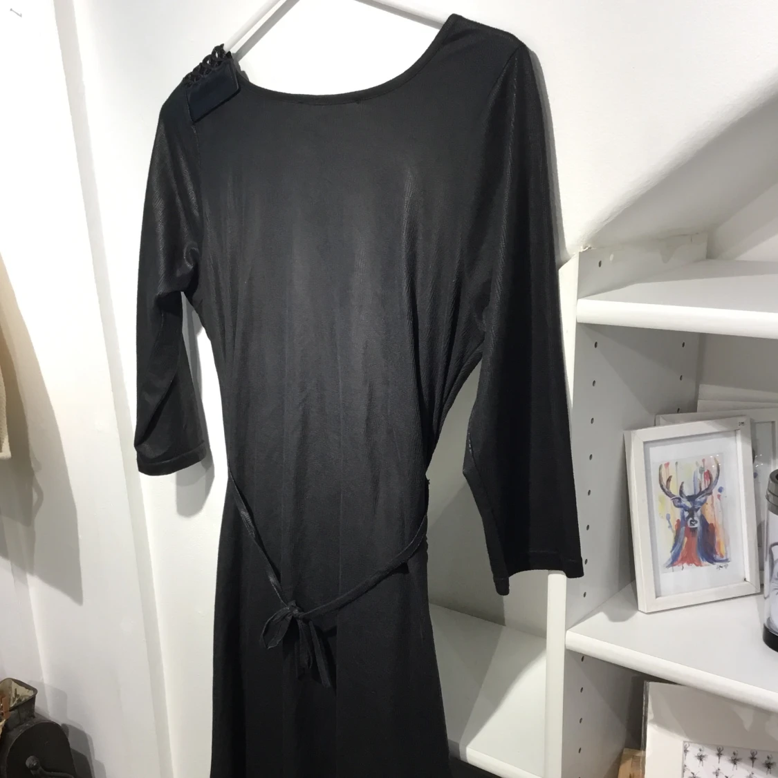 Klänning i läderimitation - 33