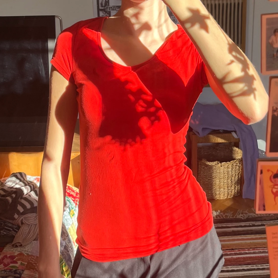 röd figurnära topp - 91