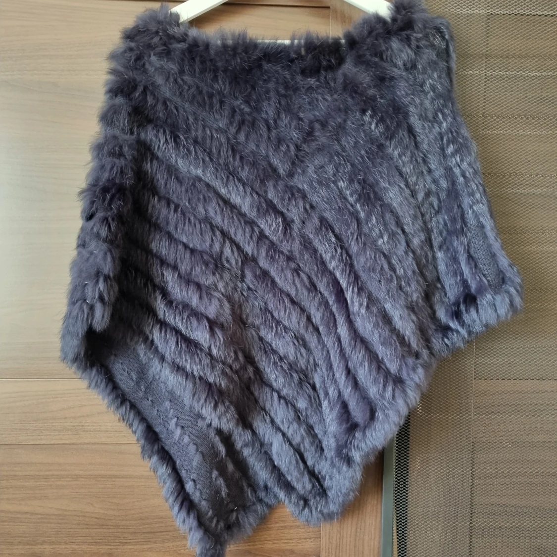 Kaninpäls, poncho - 90