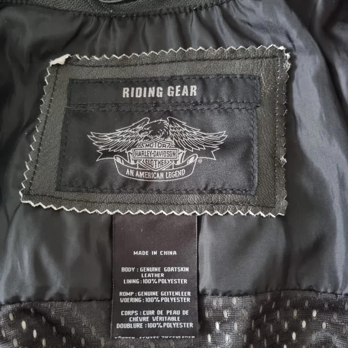 Harley Davidson skinnjacka  - 91