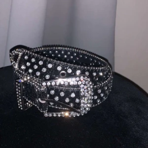 Rhinestone bälte - Säljer rhinestone bälte (y2k stil). Längd 102cm, bredd 3cm. Aldrig använt.