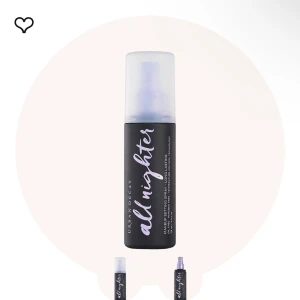 Urban decay all nighter setting spray - Använd ett få antal gången då ja inte använder settingspray. Priset är diskuterbart