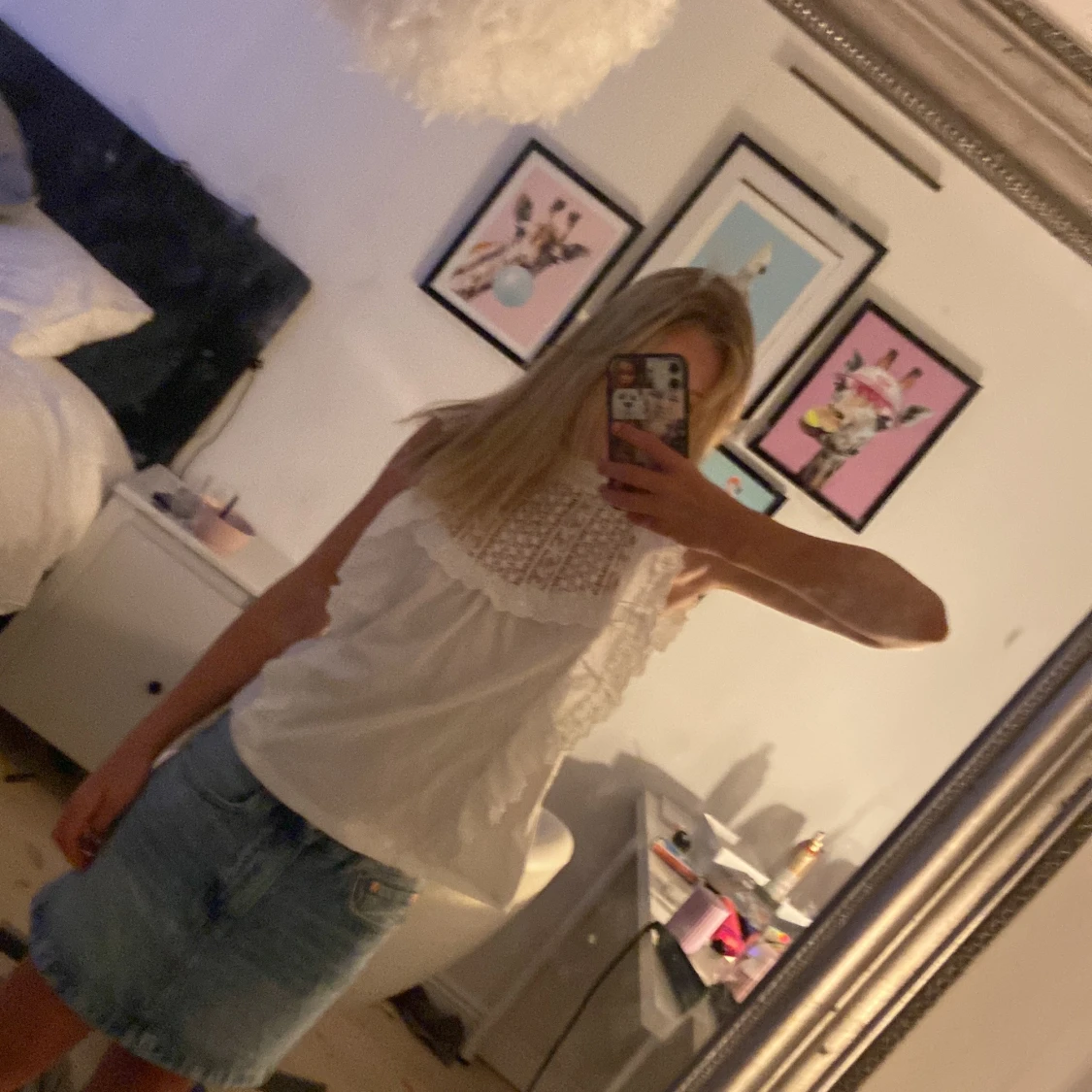 Vit topp från mango - 91