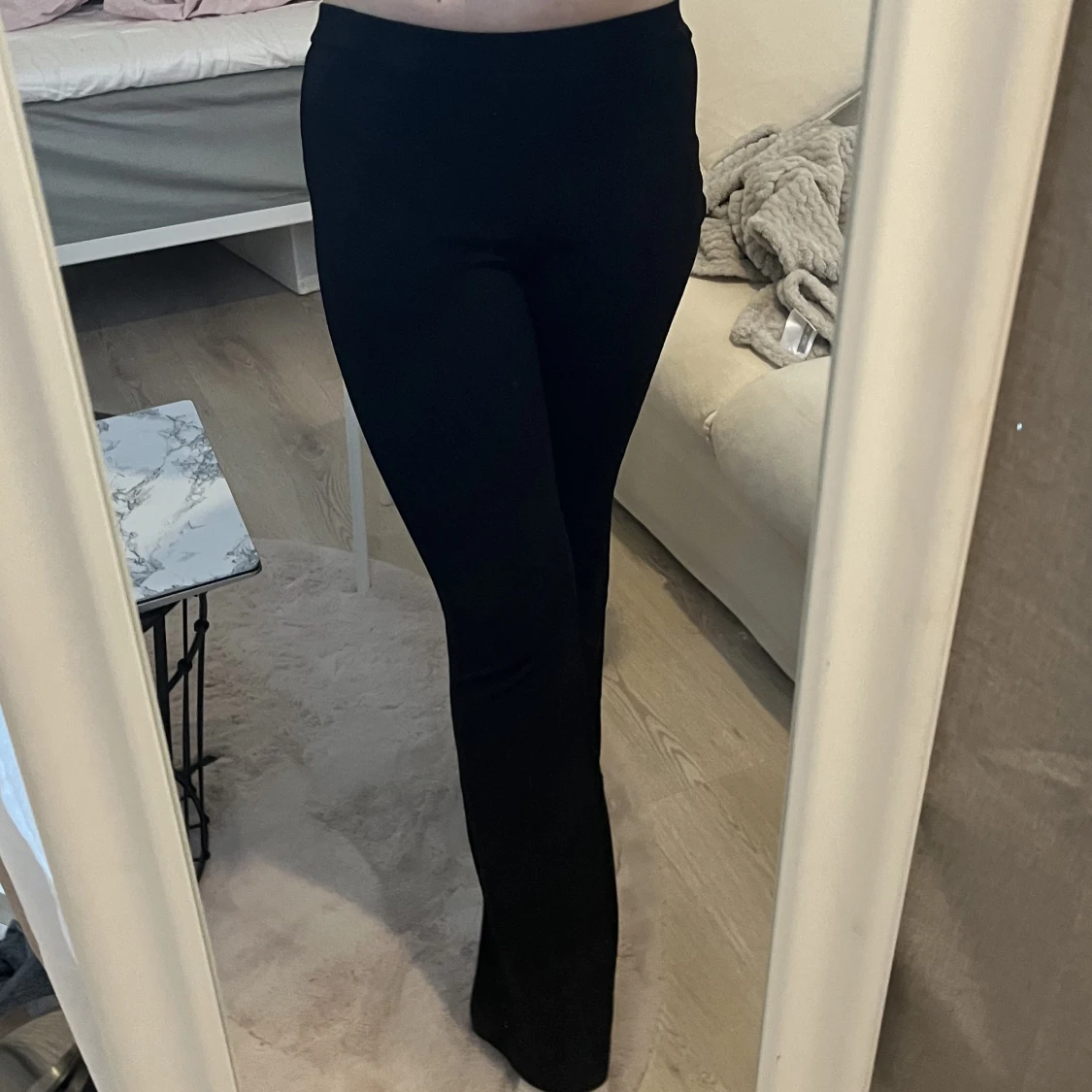 Svarta bootcut tights - 91