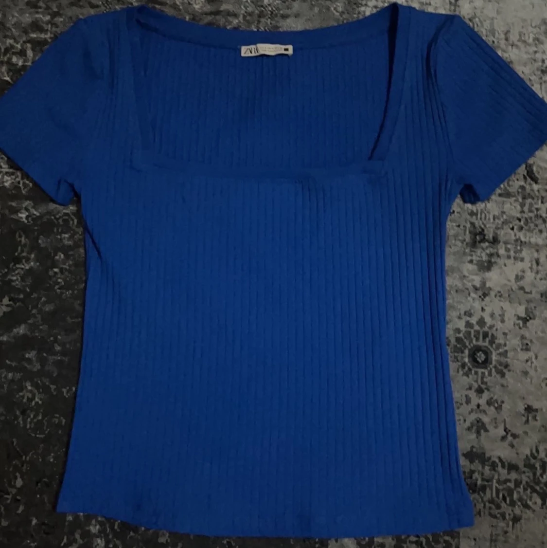 Blå top från zara 