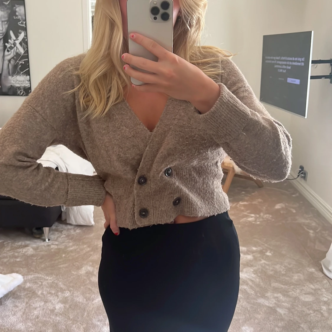 Stickad tröja  - 90