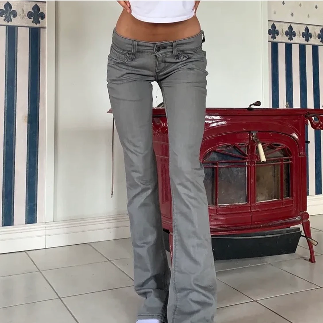 Lågmidjade Levis jeans bootcut - 90
