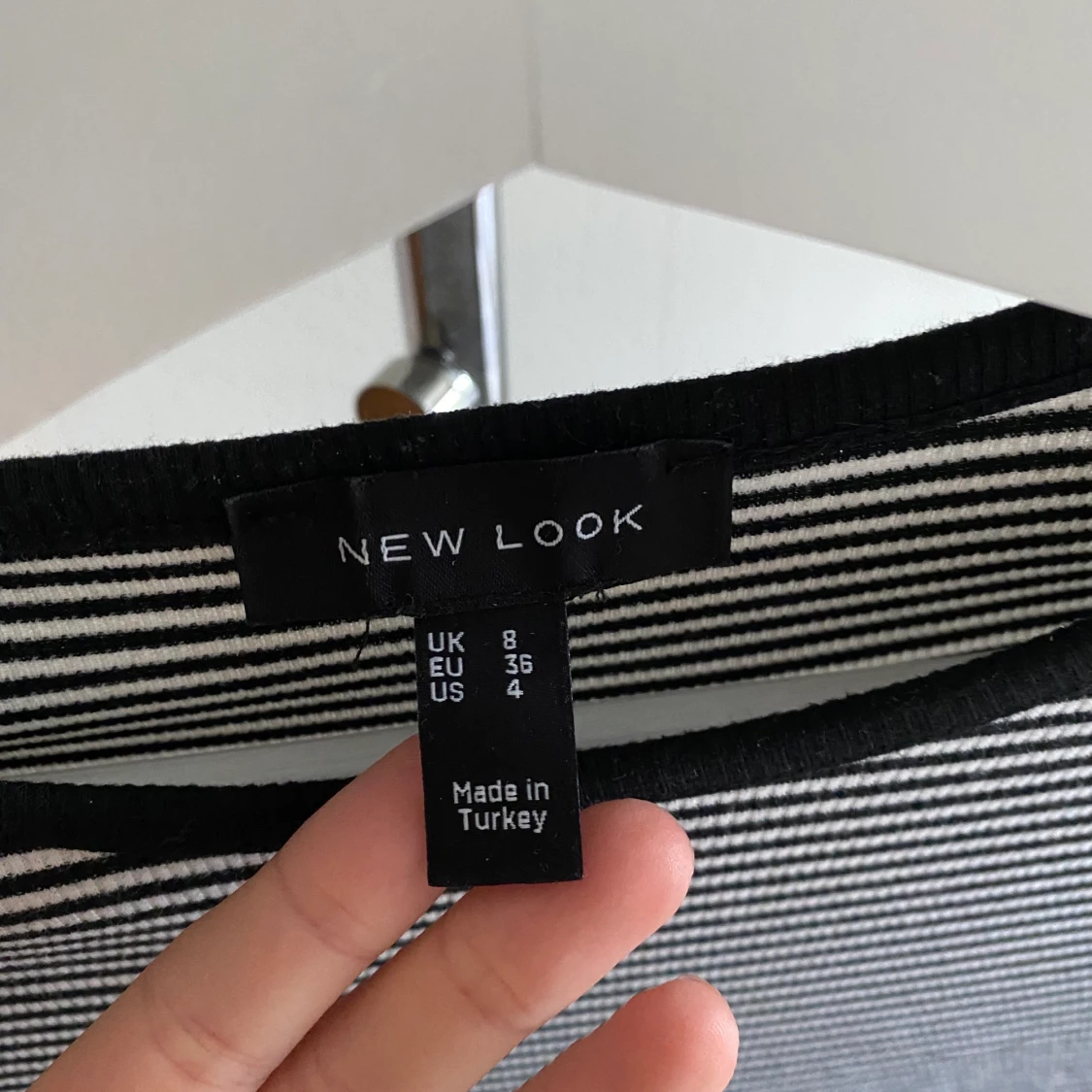 Ribbad randig tröja - 91