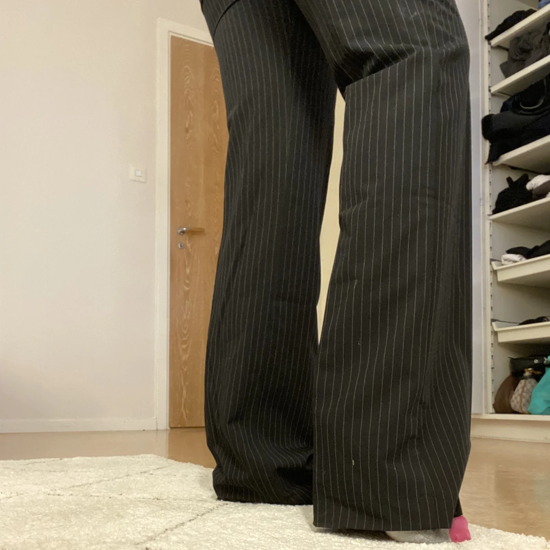 Randiga kostymbyxor - 91