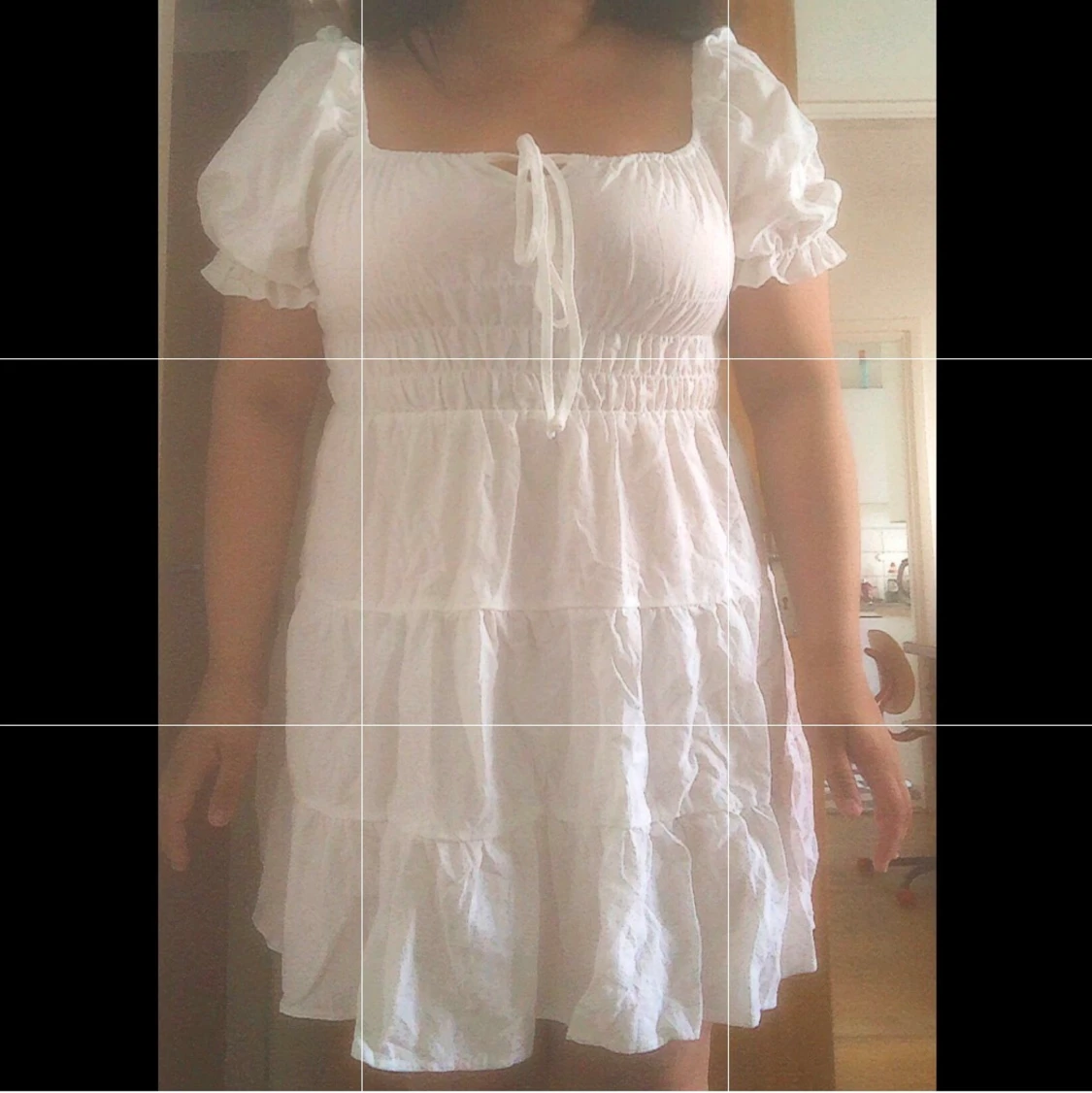 Vit sommarklänning  - 90