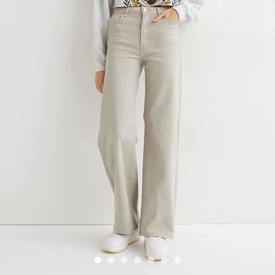 Vida jeans i beige från H&M - 91